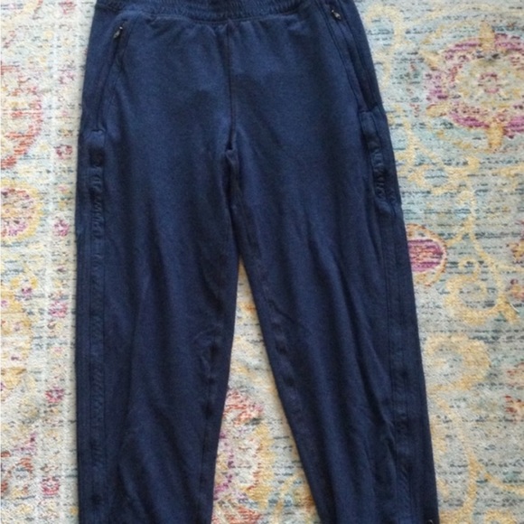 Lululemon Take Ten 7/8 Pant Joggers Crop Blue - Picture 6 of 10